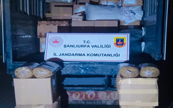 Siverek’te Kaçak Tütün Operasyon