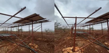 Sisli havada güneş enerjisi panellerini çaldılar