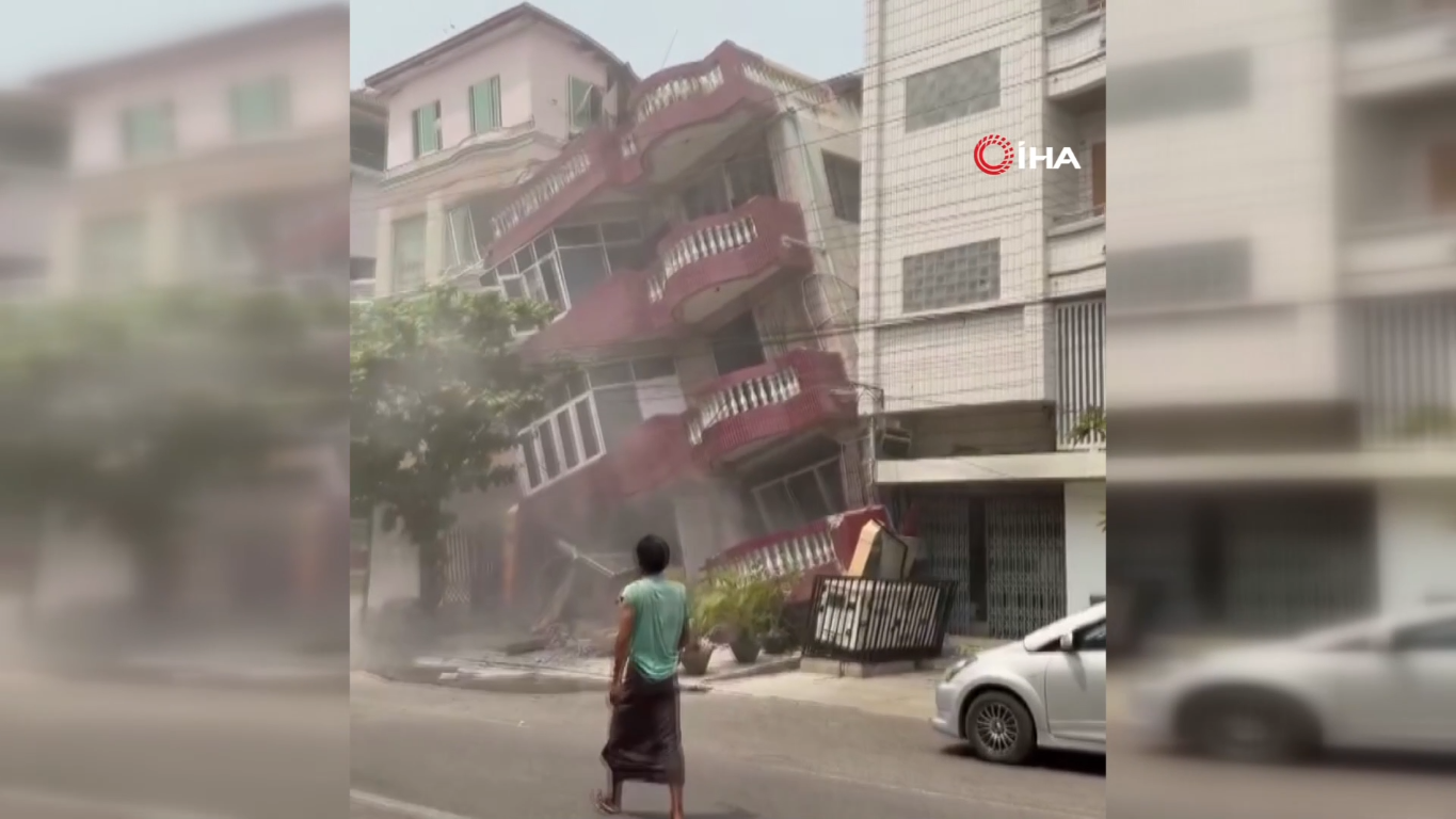 Myanmar'da 7.7 ve 6.4 büyüklüğünde deprem