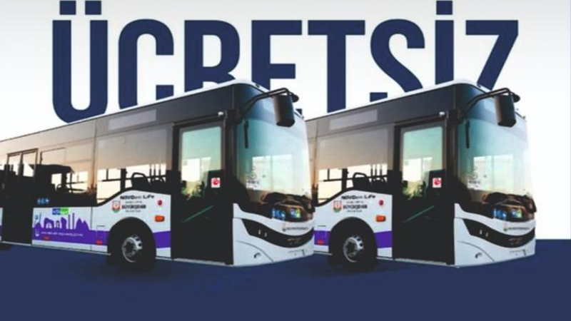 Yarın Şanlıurfa’da Toplu Taşıma Ücretsiz