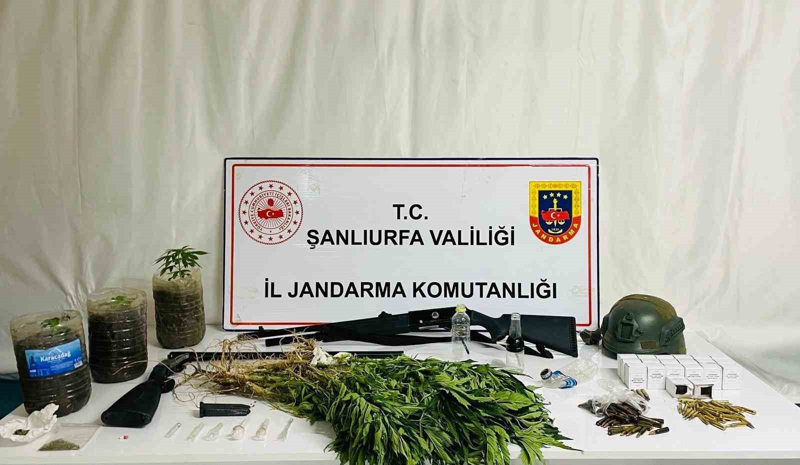 Şanlıurfa'da uyuşturucu operasyonu