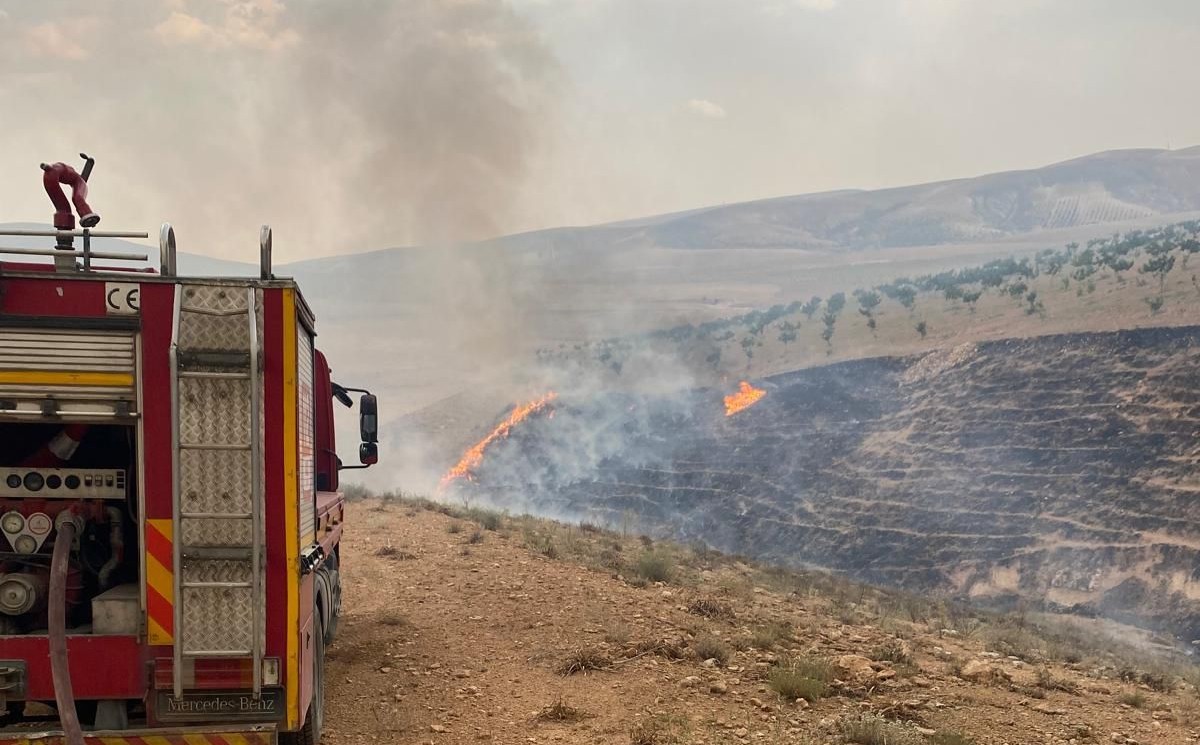 Şanlıurfa’da orman yangını
