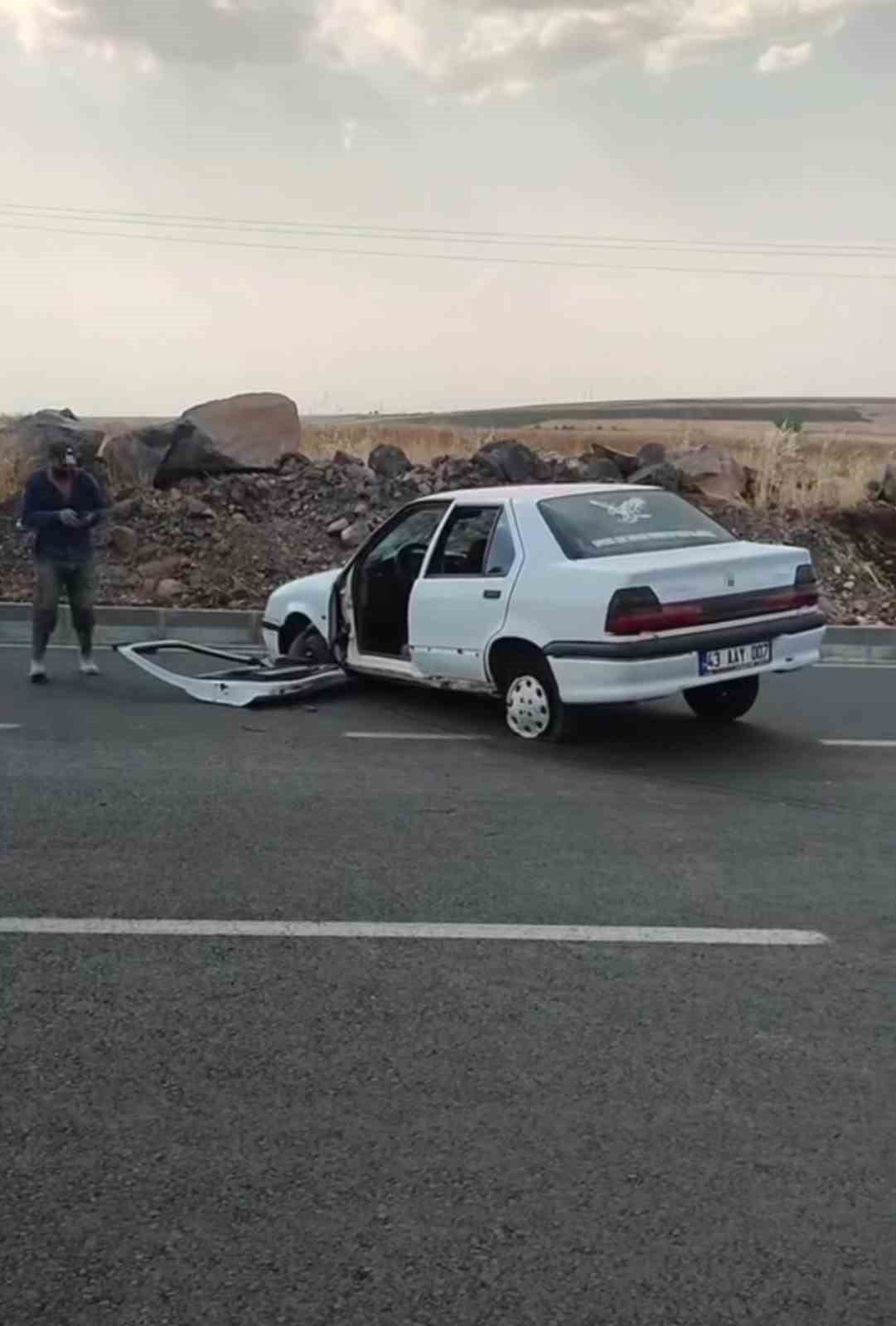 Siverek’te trafik kazası: 1 yaralı