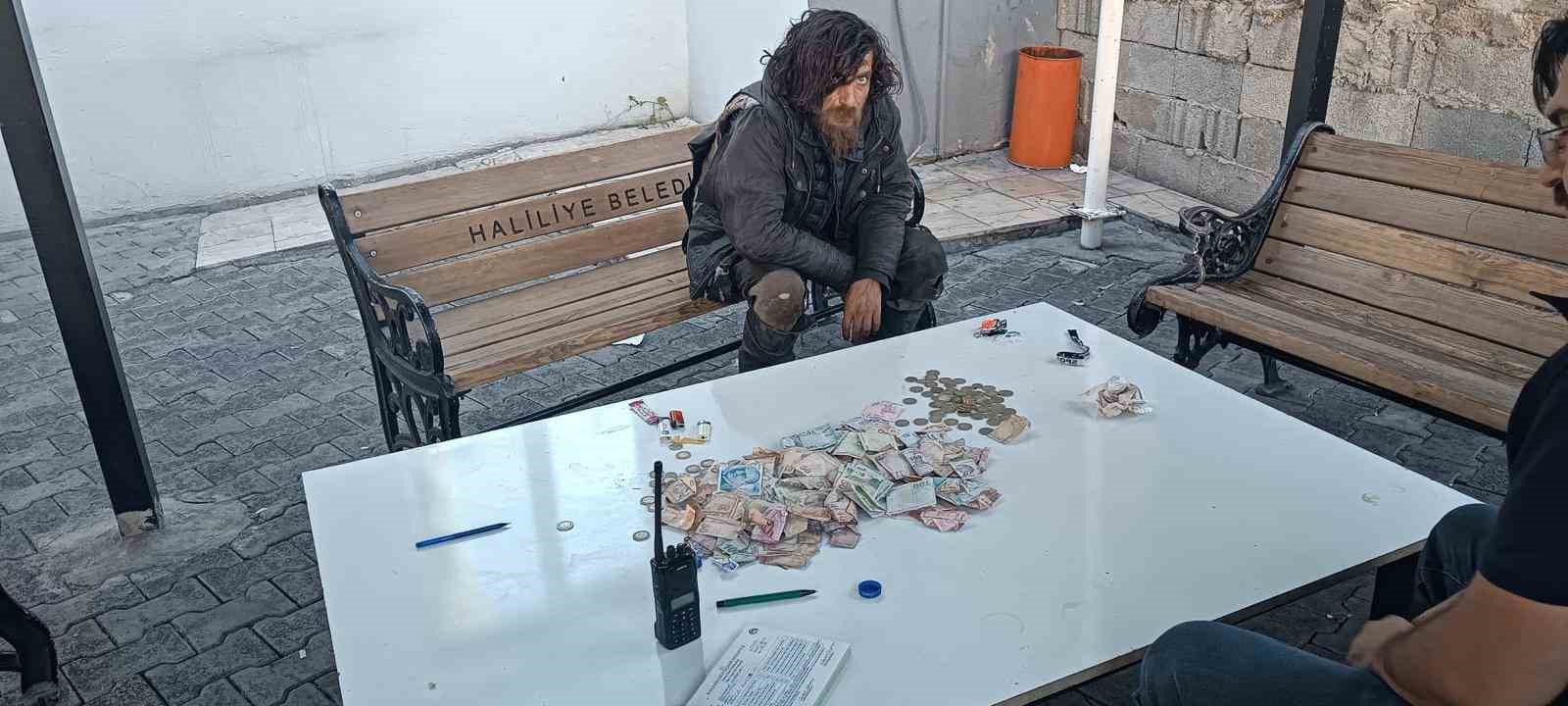 Şanlıurfa’da bir dilencini üzerinde 20 bin Türk Lirası çıktı