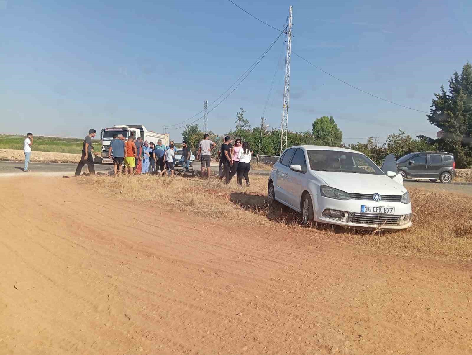 Bozova'da korkutan kaza! Motosikletin sürücüsü