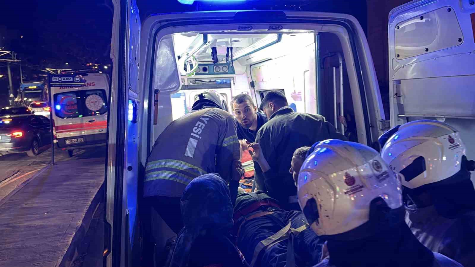 Metro çalışması sırasında iskele çöktü: 1 işçi öldü,