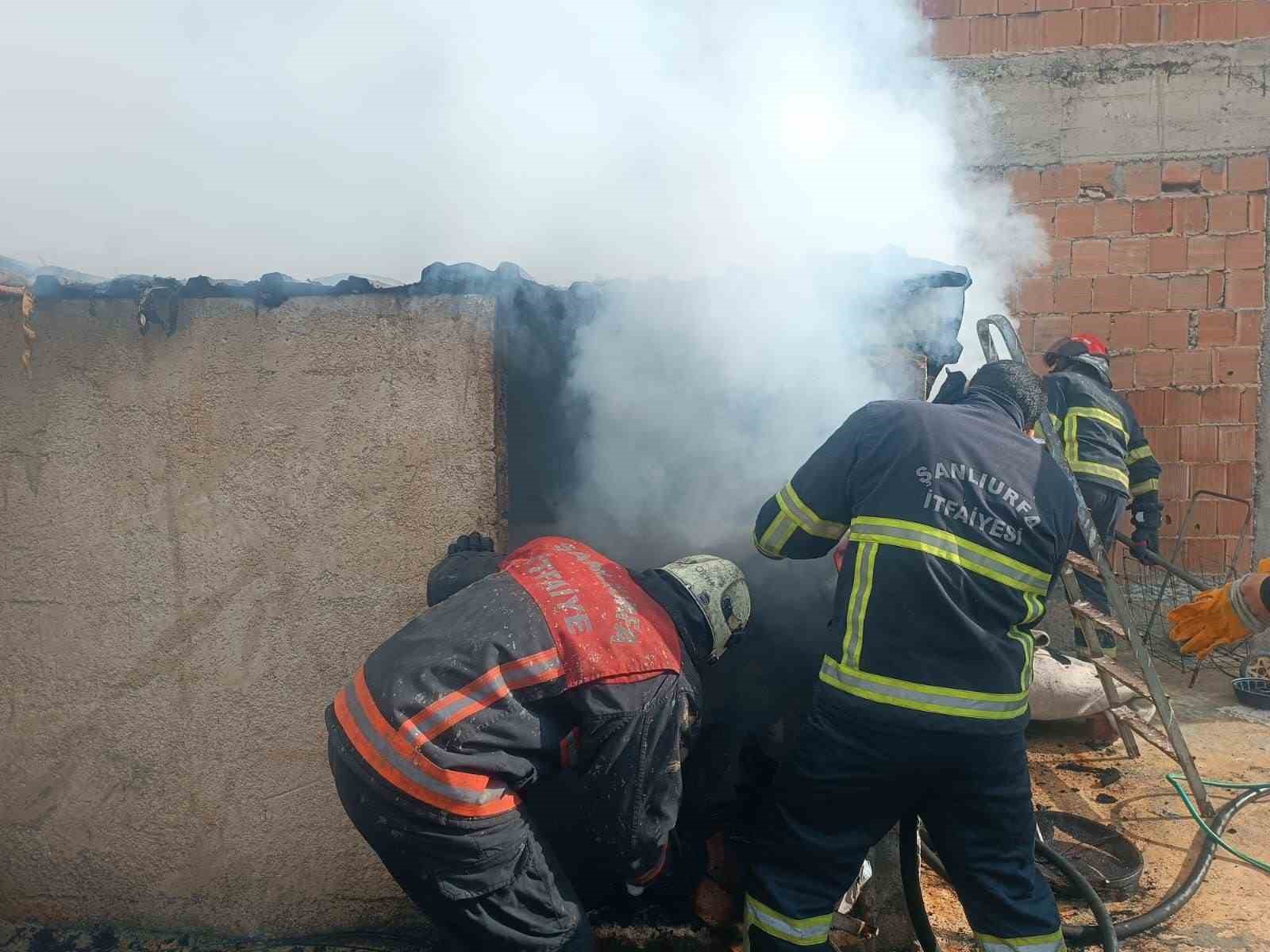Şanlıurfa’da mesken yangını söndürüldü