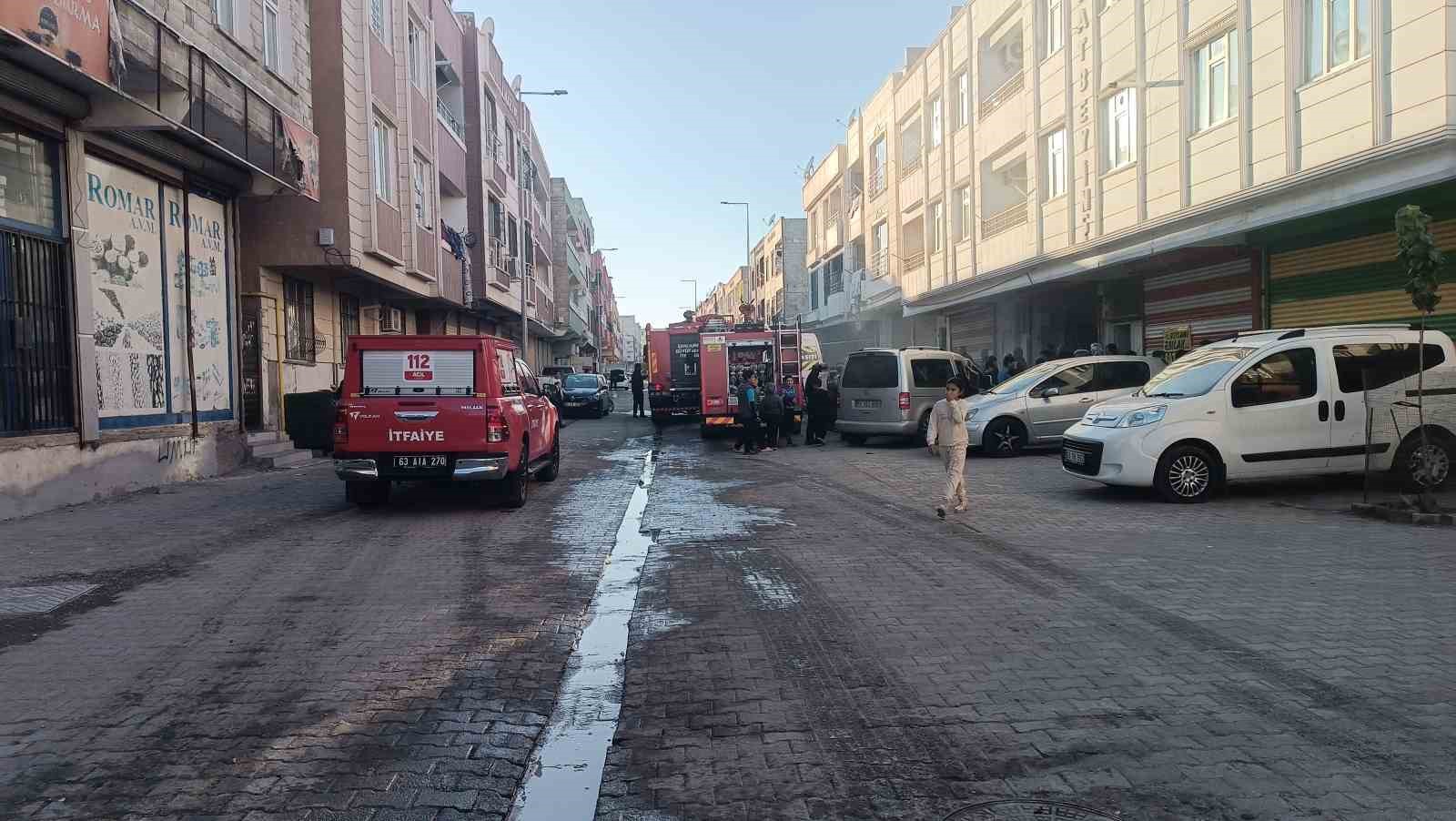 Şanlıurfa’da Mobilya Dükkanında Yangın