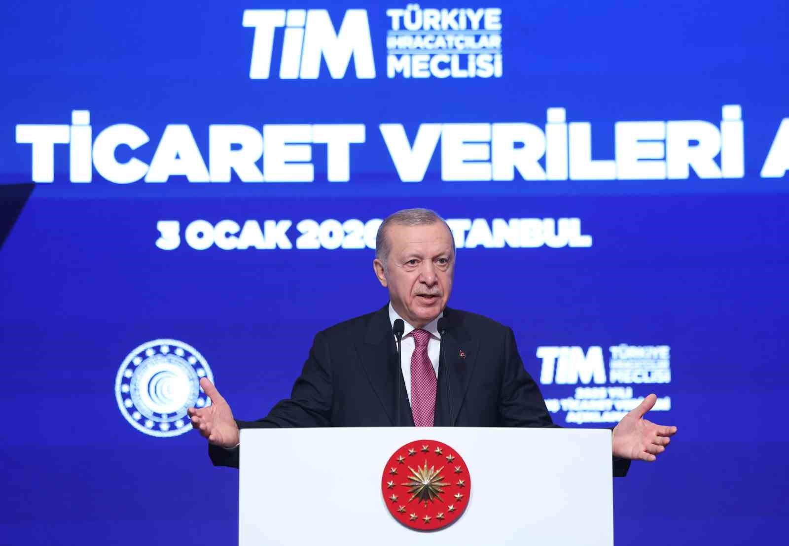 Cumhurbaşkanı Erdoğan, "2025 yılında ihracat rekoru kırıldı