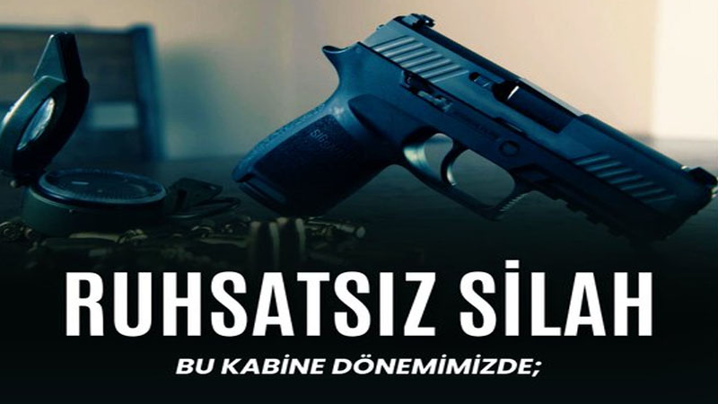 81 ilde 1 haftada 1.867 ruhsatsız silah ele geçirildi