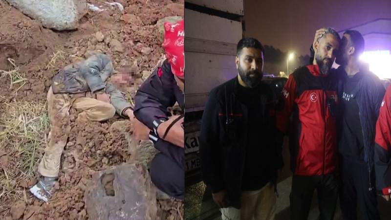 Toprağa gömülen kayıp çocuk yaralı olarak bulundu