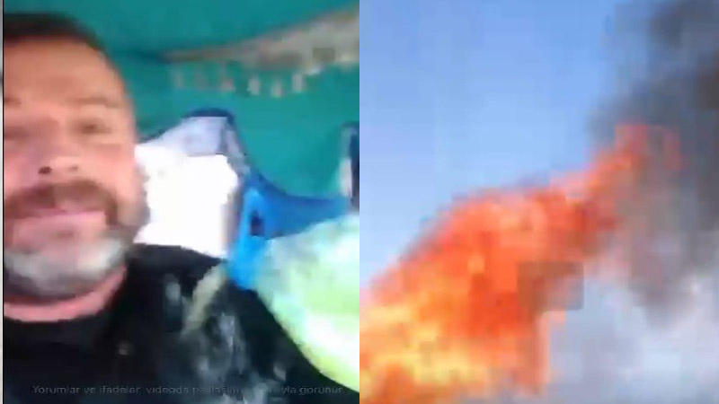 Maraş’ta Kendini Yaktı, Urfa’ya Getirildi