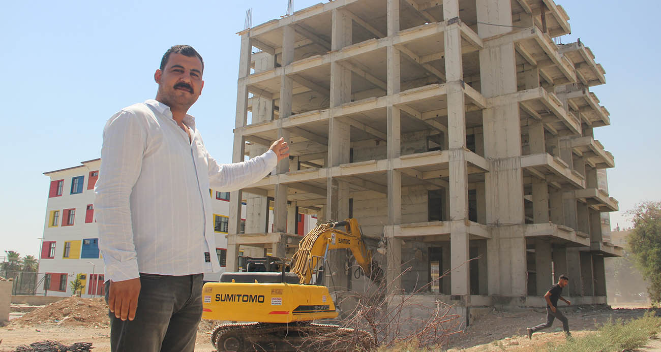 Şanlıurfa'da Müteahhit kendisini ihbar etti