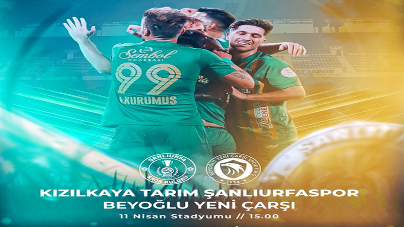 Şanlıurfaspor Bugün Sahada: Çubuklu Miras Formasıyla Zafer Peşinde