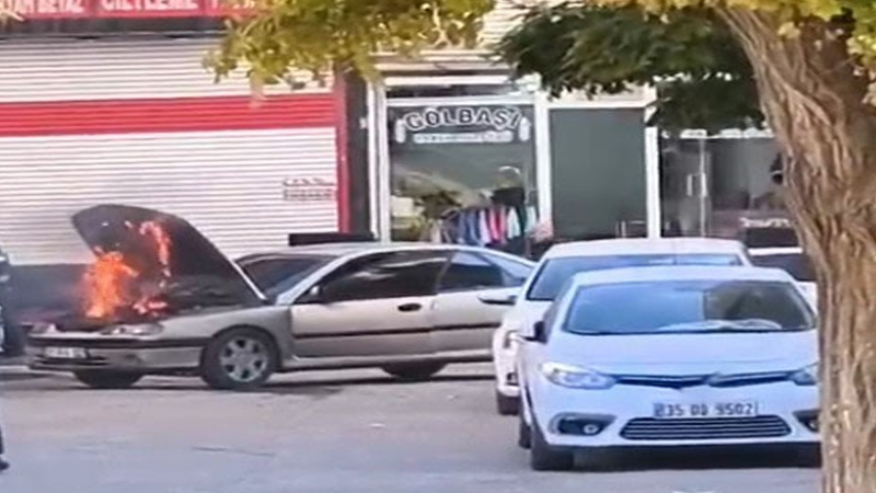 Viranşehir’de Seyir Halindeki Otomobil Alev Aldı