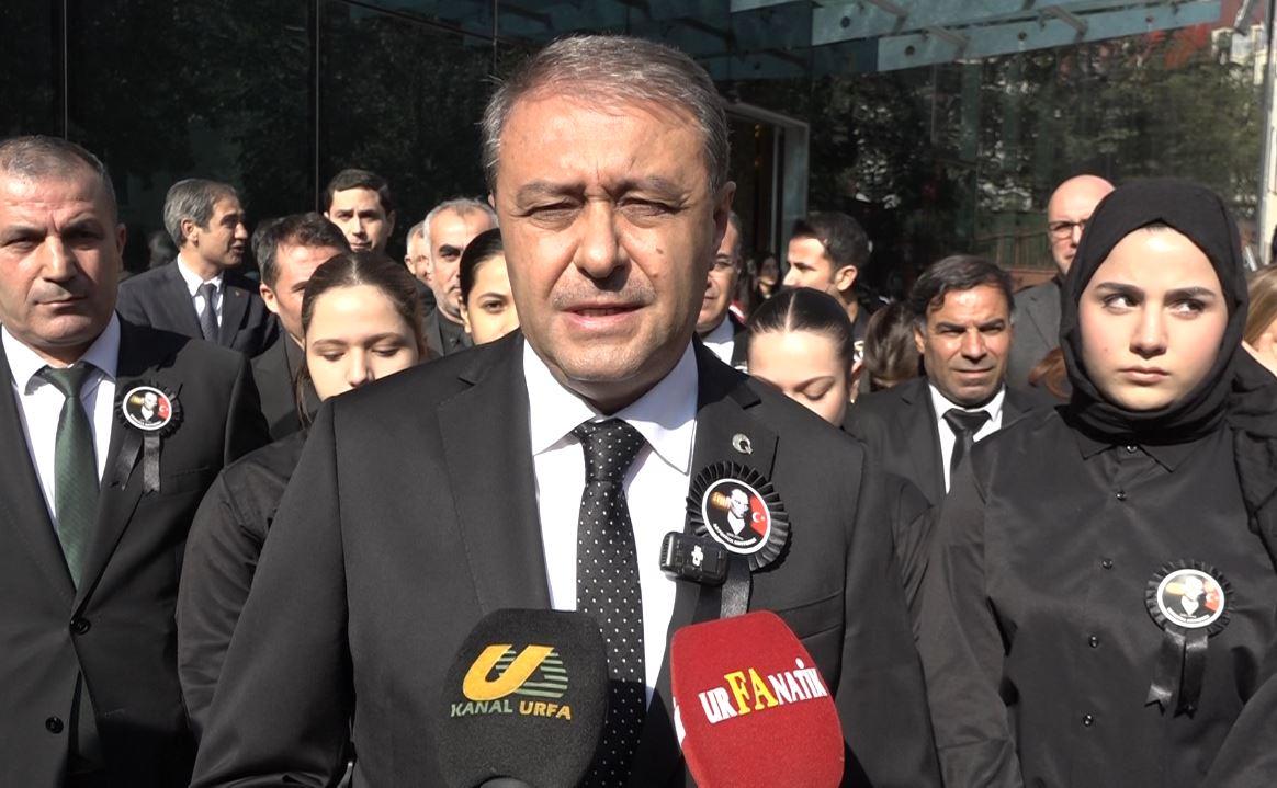 Şanlıurfa’da 10 Kasım Atatürk’ü Anma Töreni Düzenlendi