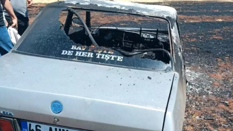 Şanlıurfa'da Tarlada Çıkan Yangın Otomobile Sıçradı
