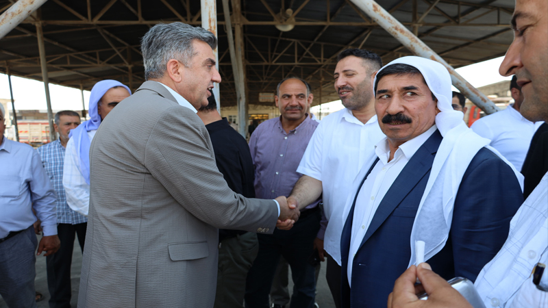 Şanlıurfa İl Başkanı Günbegi Esnaf Ziyaretlerini Sürdürüyor