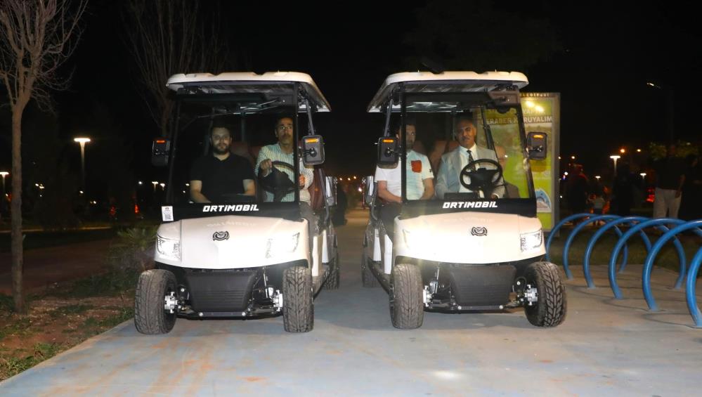 Şanlıurfa'da 2 adet golf aracı hizmete sunuldu