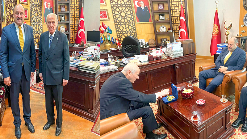 Gülpınar'dan Devlet Bahçeli'ye Ziyaret
