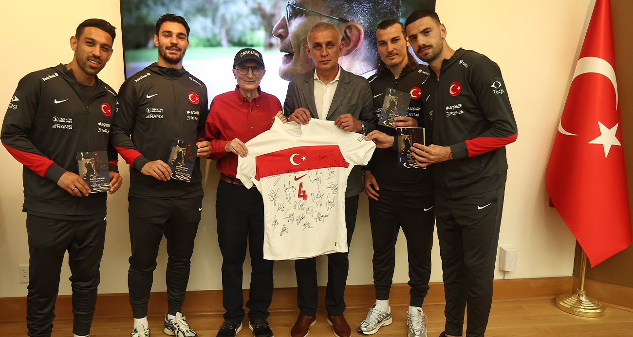 A Milli Takım’dan Aziz Sancar’a ziyaret