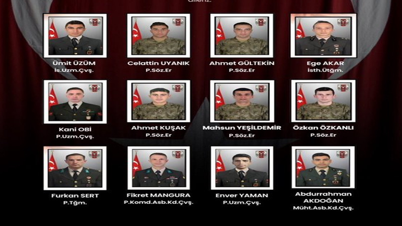 12 askerin vasiyetleri yürekleri dağladı