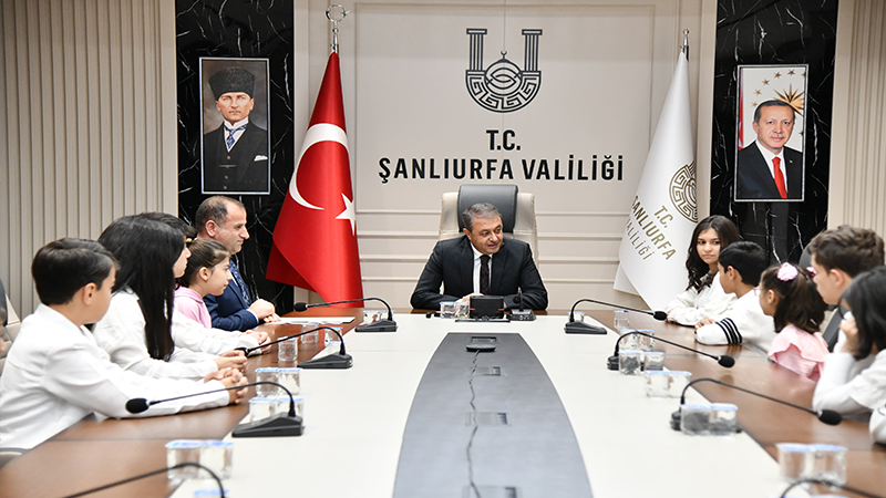 Çocuk Hakları Komitesi Valilikte Ağırlandı