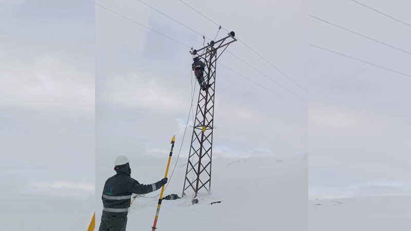 DİCLE Elektrik’ten 6 İlde Kar Mesaisi