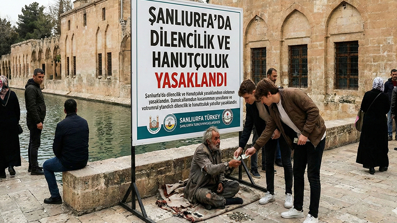 Şanlıurfa’da Dilencilik Ve Hanutçuluk Yasaklandı