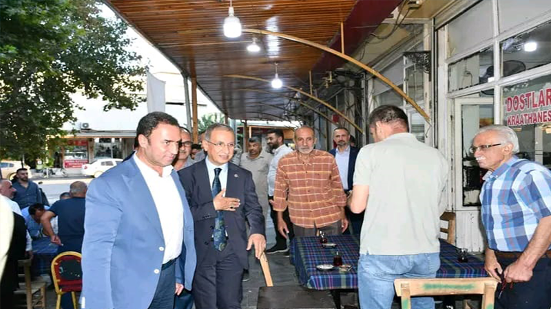 Dusak'tan esnaf ziyareti