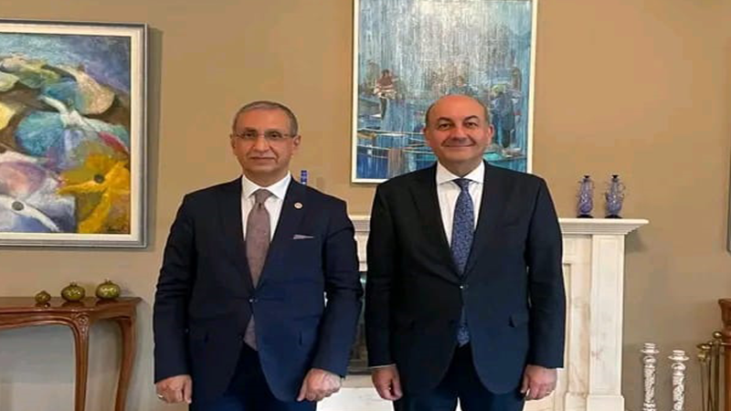 Milletvekili Dusak, Cenevre’de Büyükelçi Hakan Çakıl ile Görüştü