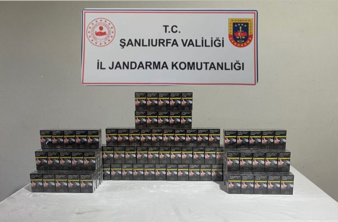 Şanlıurfa’da Kaçak Sigara Operasyonu