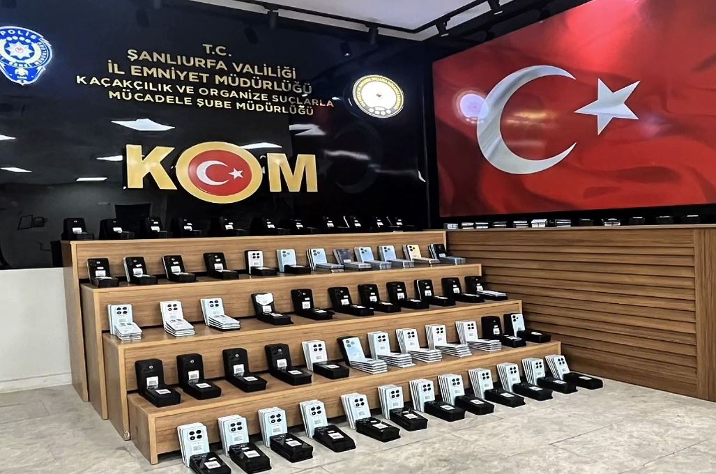 Şanlıurfa’da 9,6 Milyon TL’lik Kaçak Telefon Operasyonu
