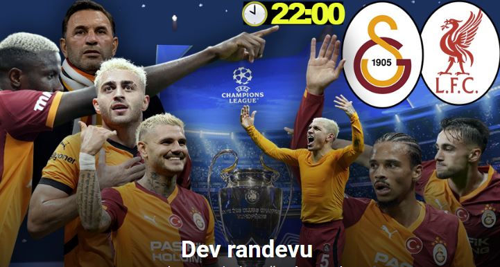 Galatasaray, Liverpool’u konuk edecek