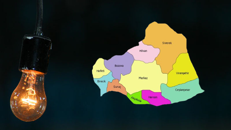 Şanlıurfa’nın 13 İlçesinde Gün Boyu Planlı Elektrik Kesintileri