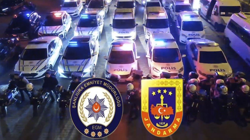 Şanlıurfa’da 1.357 Personelle Dev Huzur Operasyonu