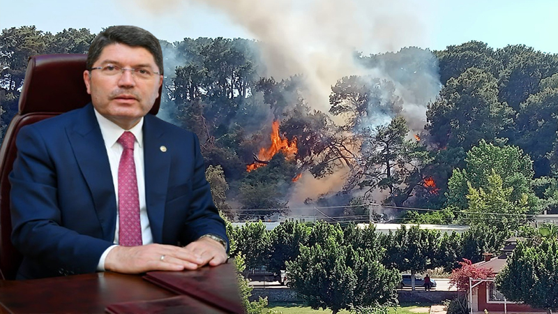 Bakan Tunç açıkladı: Yangınlarla ilgili bir kişi gözaltına alındı