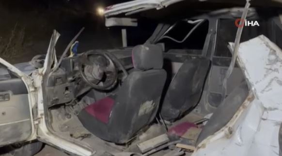 Şanlıurfa’dan Adıyaman’a Giden Otomobil Takla Attı