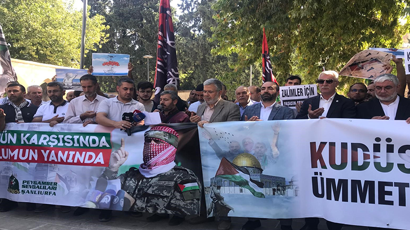 Şanlıurfa'da Sumud Filosu ve Filistin'e destek açıklaması