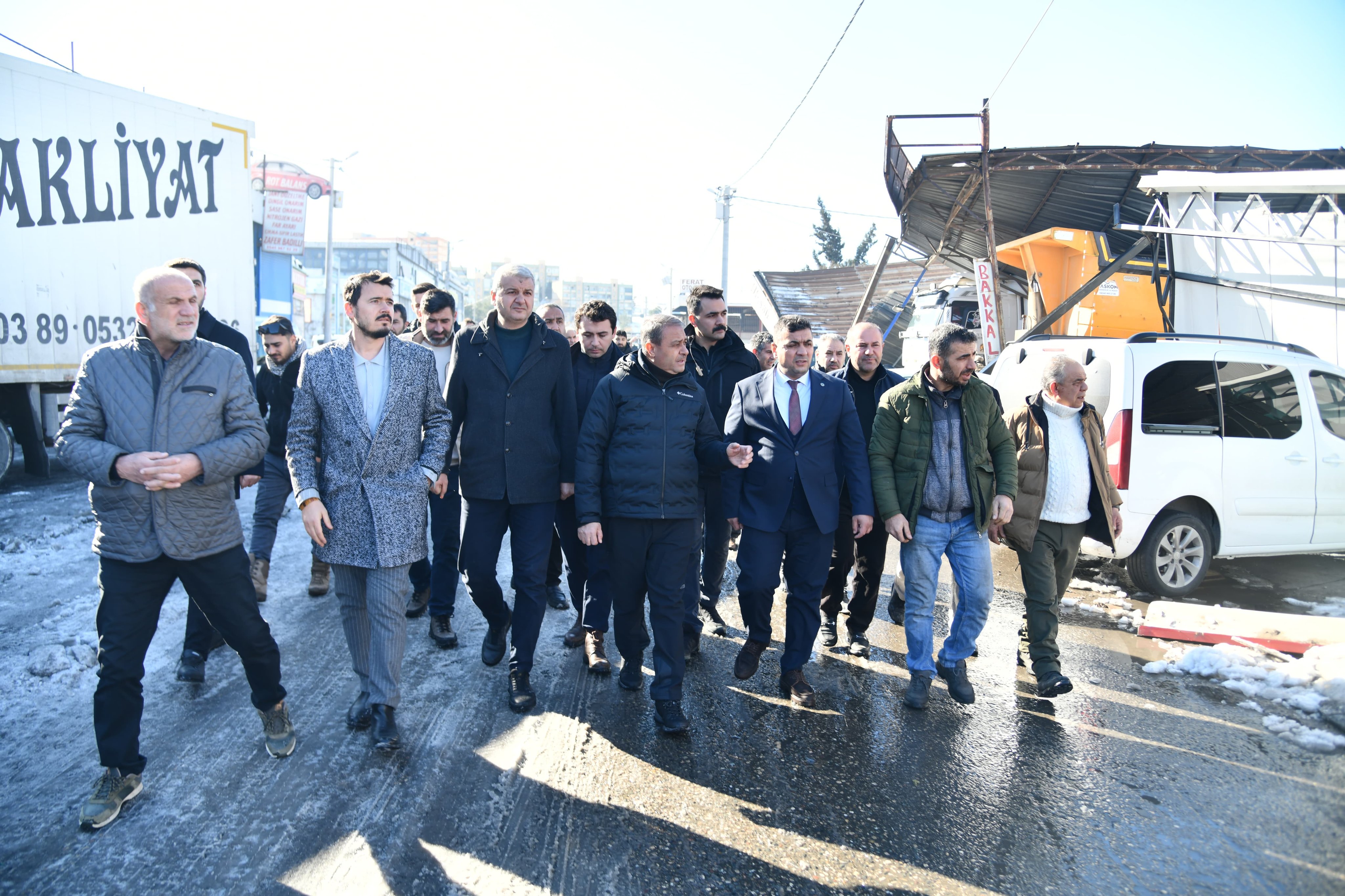 Akabe Sanayi Sitesi’nde Hasar İncelemesi