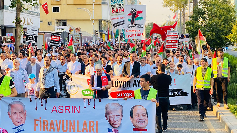 Şanlıurfa Gazze İçin Tek Yürek Oldu