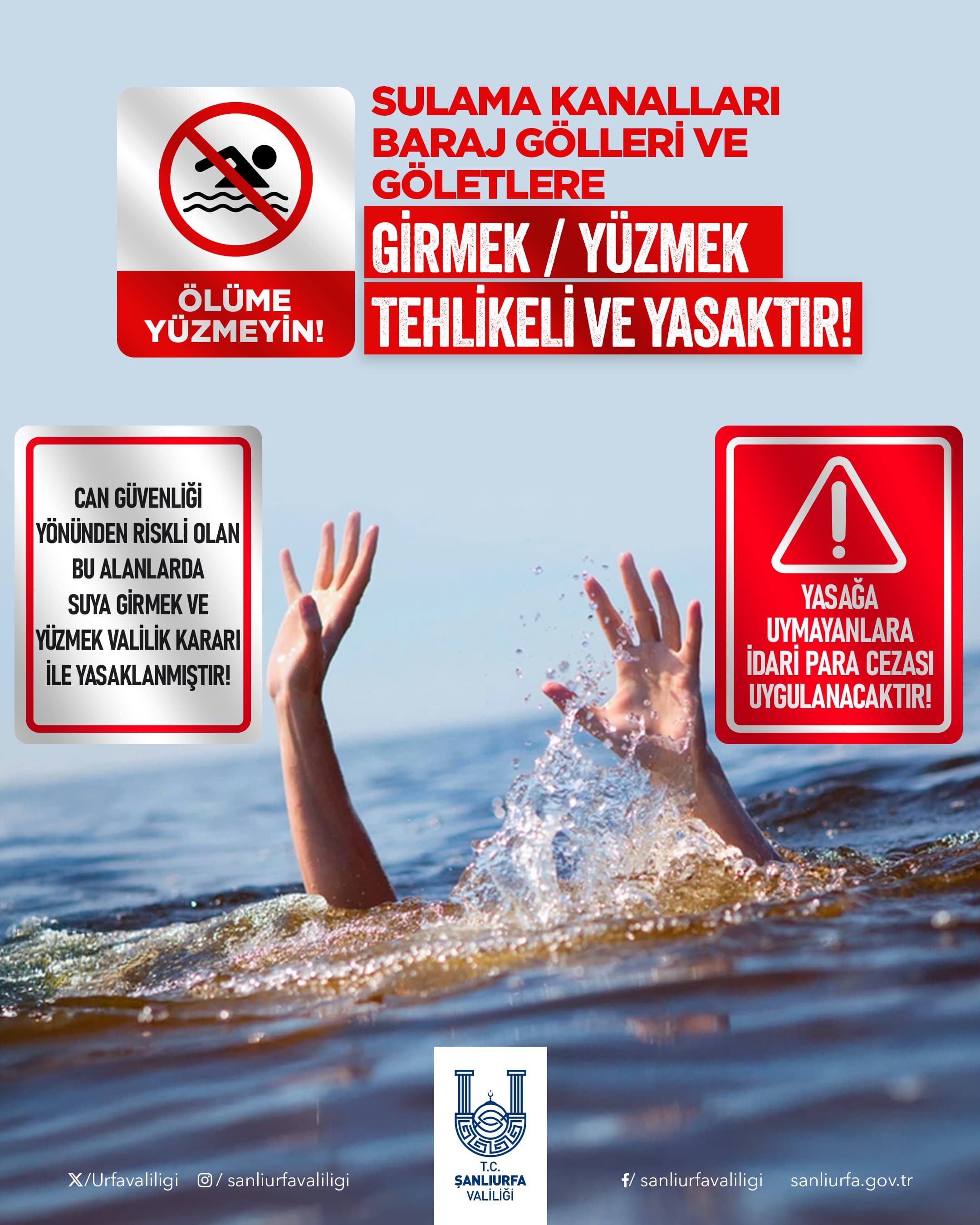 Su Hayattır, Can Almasın! Valilikten boğulmalara karşı sulama kanallarına giriş yasağı