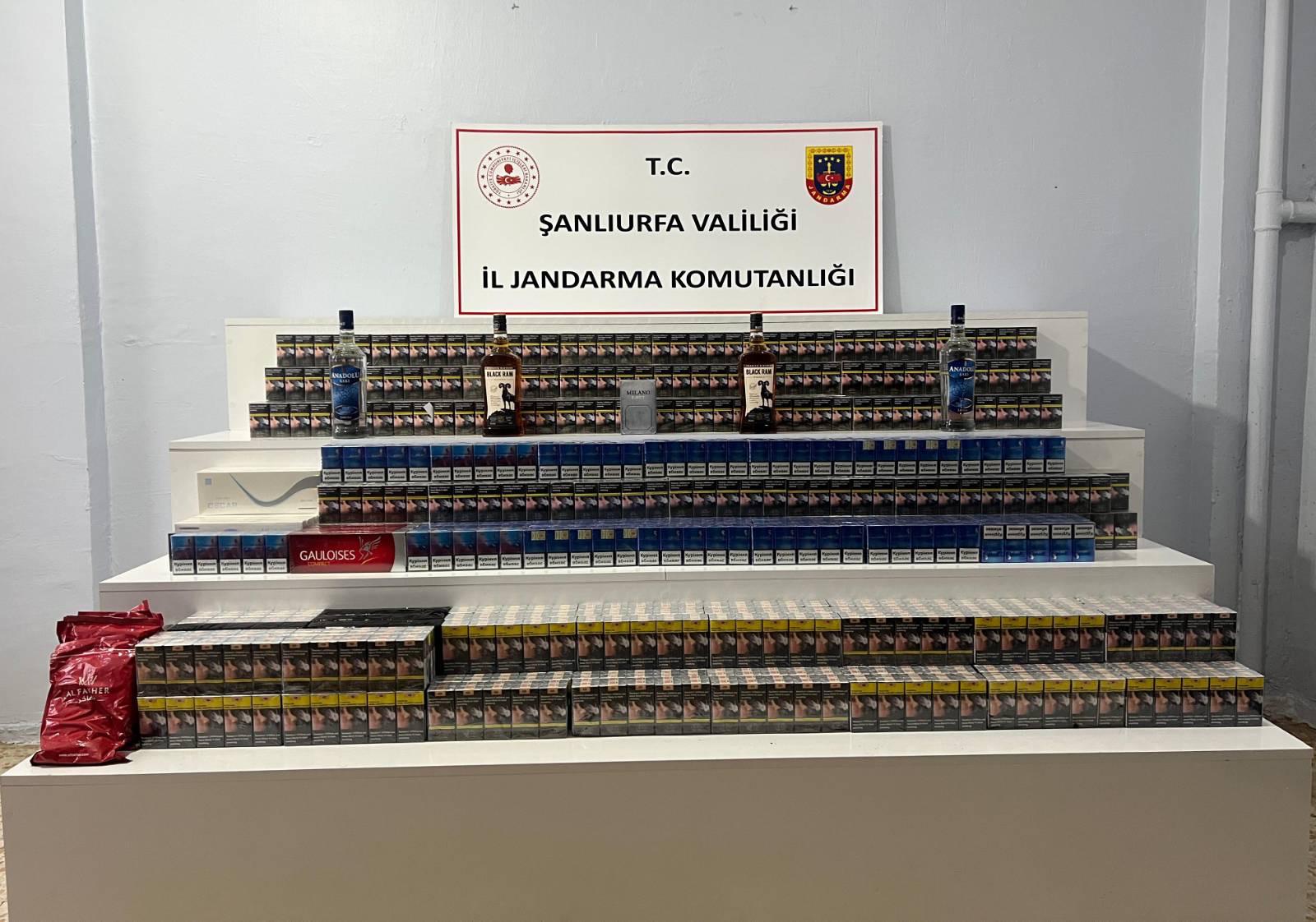 Şanlıurfa'da Jandarmadan Kaçakçılık Operasyonu