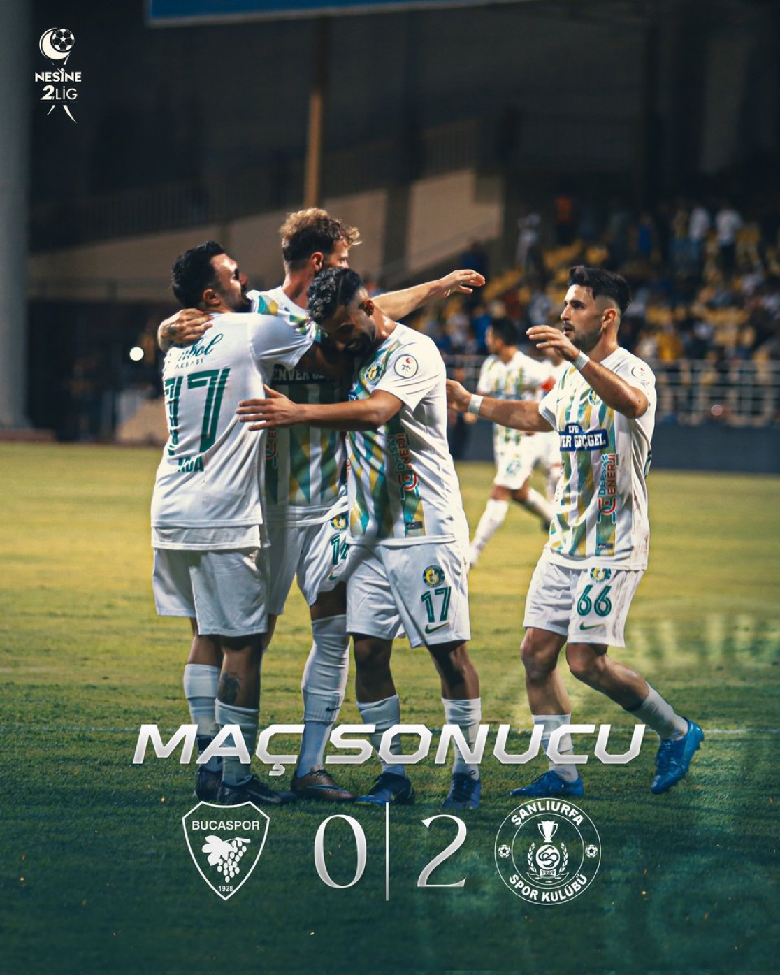 Şanlıurfaspor Deplasmandan 3 Puanla Döndü