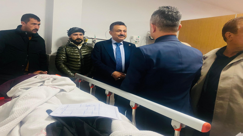 Milletvekili Başak'tan Hastane Ziyareti