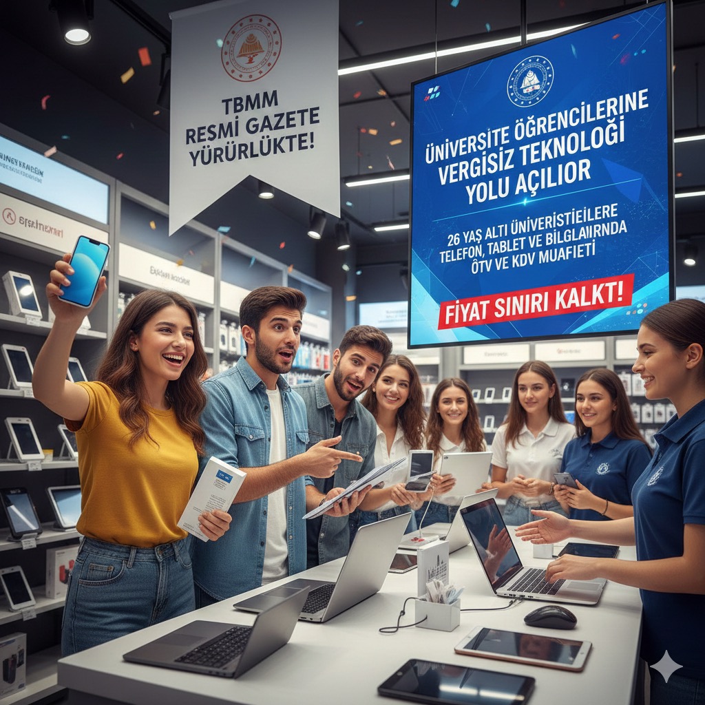 Üniversite öğrencilerine vergisiz teknoloji yolu açılıyor