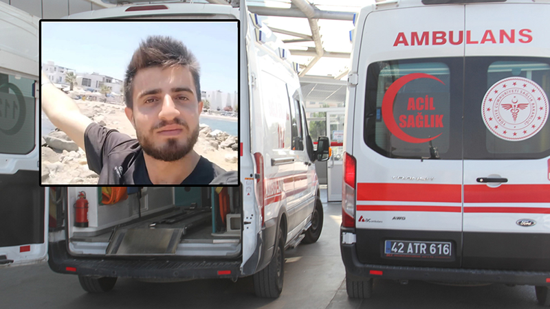 Çalıştırdığı spiral boğazını kesti