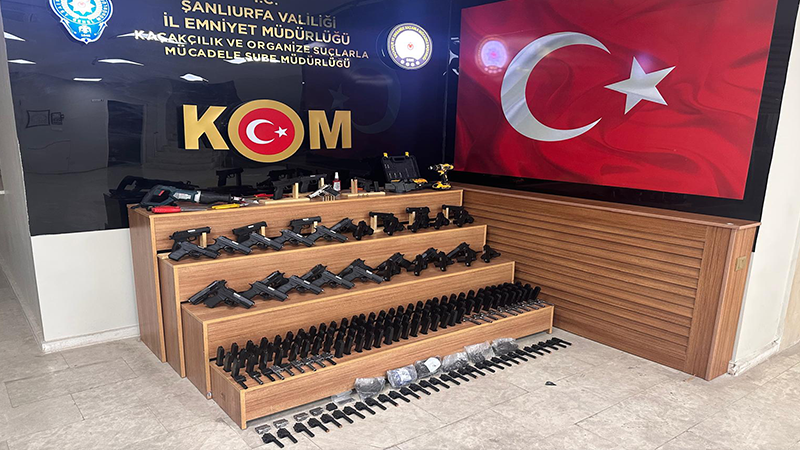 Şanlıurfa'da adeta cephanelik ele geçirildi