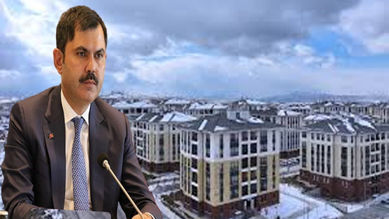 Bakan Kurum'da 81 ilide sosyal konut projesi müjdesi