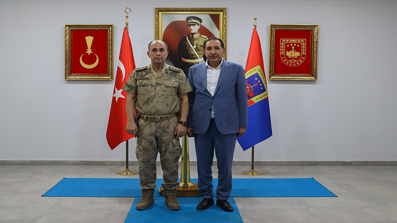 MHP İl Başkanı Güneş'ten Jandarma Komutanına Ziyaret